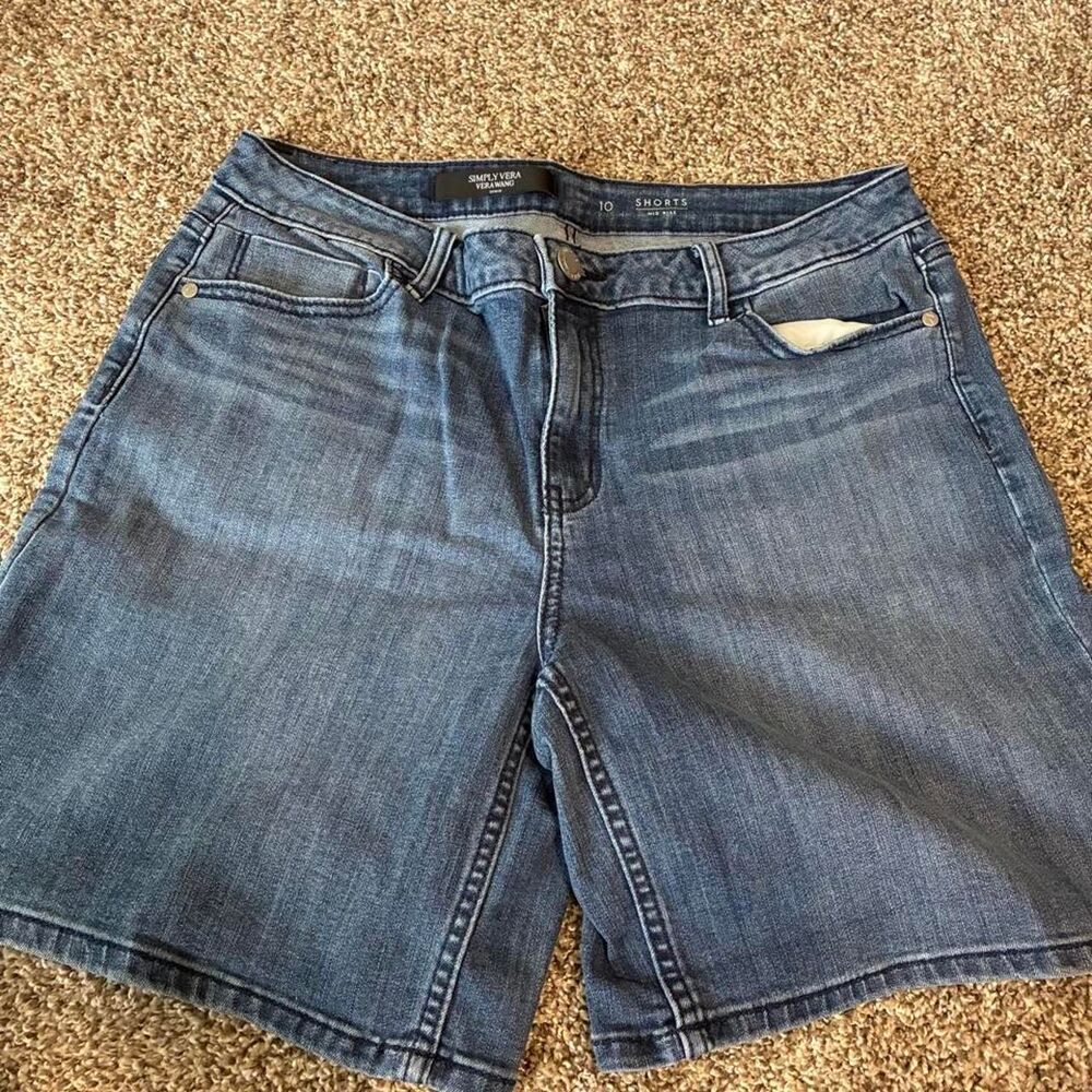Simply-vera-vera-wang Women's Blue and Navy Shorts
